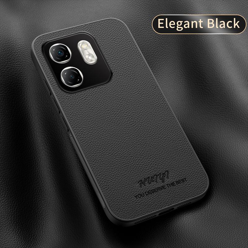 

Кожаный чехол для Infinix Smart 9 Hot 50i Автомагнитный держатель Силиконовая накладка для телефона InfinixHot50i InfinixSmart9 X6531 X6531B X6532 Infinix Smart 9 чёрный