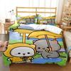 Cute Bubu 3D NEW Duvet Cover Pillowcase Bedding Set Adult Boy Girl Bedroom Decoration Children Single Double Large