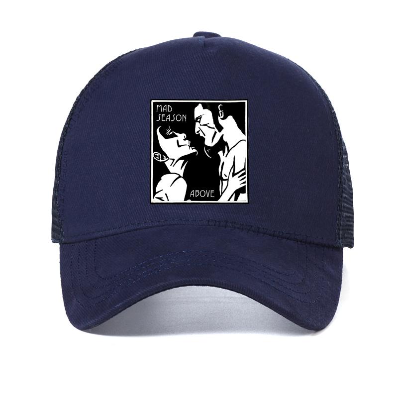 Mad Season Above Baseballkappe Musik Grunge Rock Alice In Chains Screaming Trees Herren Damen Netz Atmungsaktiv Trucker-Kappe gorras