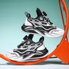 Boys basketball shoes 2025 spring new rotating buckle classmate mesh breathable waterproof non-slip middle and older children's running shoes
