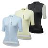 Wosawe Women's Mountain Bike Sports Fitness Simple Slim Quick Dry Breathable Cycling Short Sleeve Top