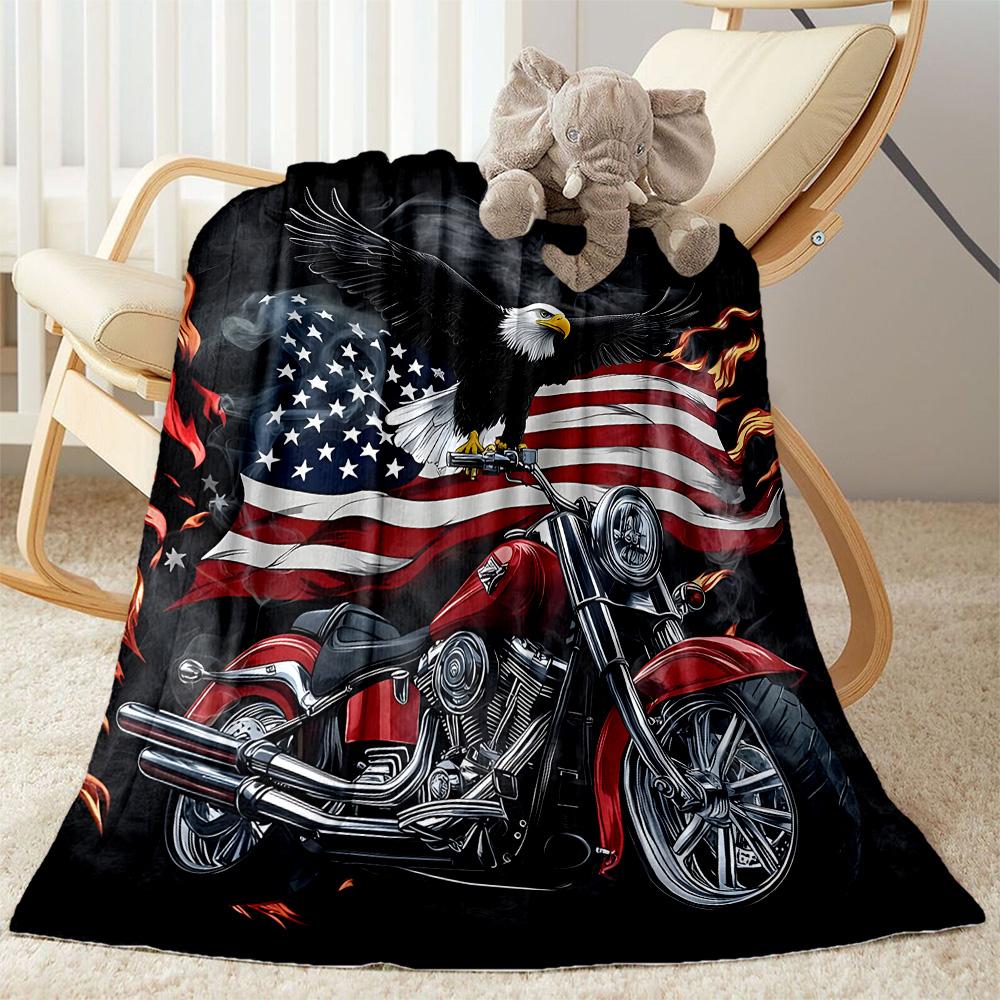 Motocross Adventure Sport Flanelldecke - Weich und geeignet für Sofas, Betten, Büros, Reisen, alle Jahreszeiten und das beste Geschenk für die Feiertage.