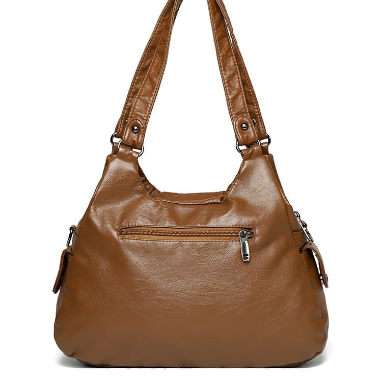 Soft Leather Large-capacity Shoulder Bag Casual Tote Bag
