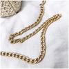 Mouth Gold Small Bag Female Wild Messenger Bag Chain Shoulder Fashion Clip Mouth Straw Bag