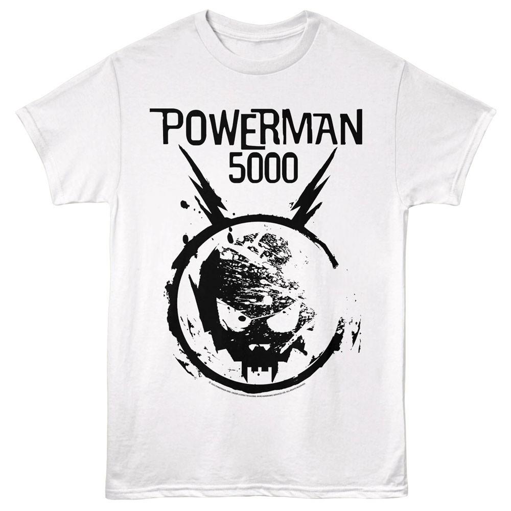 Powerman 5000 Black Skull Logo Men s T Shirt XXXXL