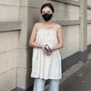 Summer new small man wear sleeveless suspender top women's clothing American black ins trendy small vest outside