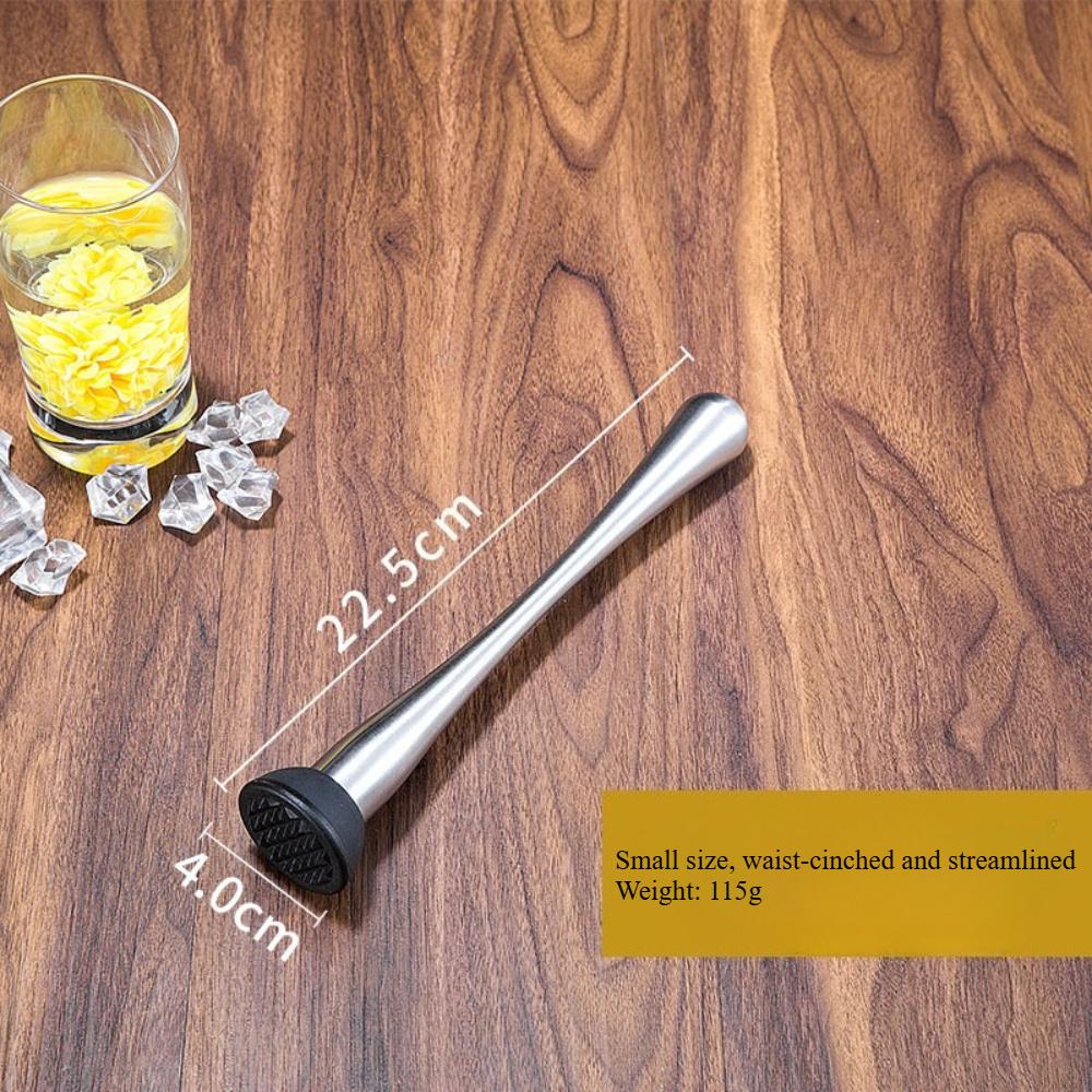 Nerezový muddler na led KFS-008 Mačkadlo na citrony Cocktailový muddler Barové nářadí pro míchání nápojů Použití v barech a restauracích KFS-008