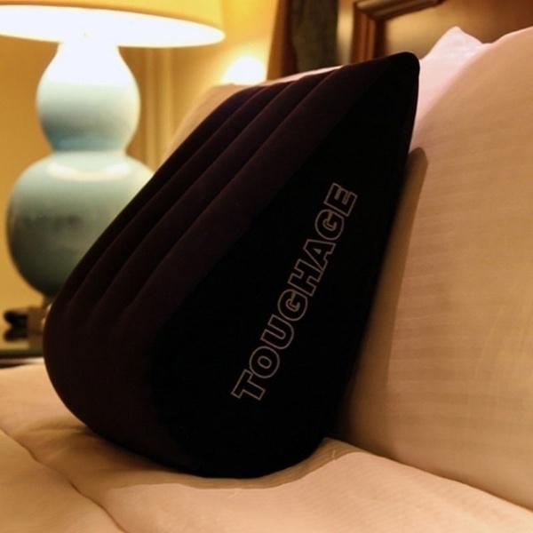 Soft Inflatable Portable Multifunction Magic Triangle Pillow Love Position Cushion Enjoy Relaxing for Couple Multiple Poses