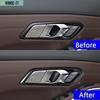 For BMW 3 Series G20  Interior Door Handles Frame Carbon Fiber Color Decor