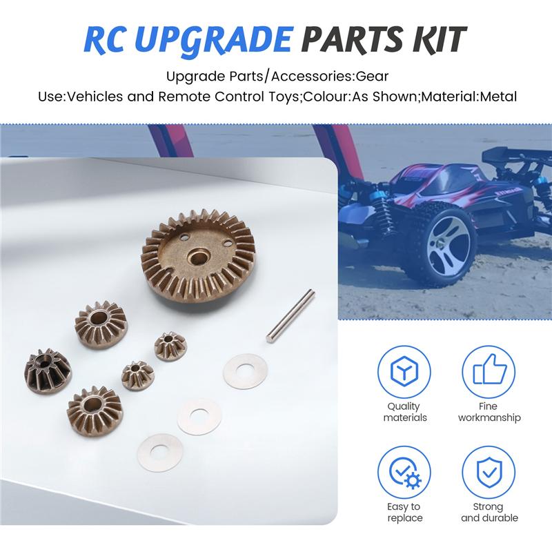 C-Convenient-1/16Th RC Car Spare Parts Machined Metal Spur Gear And Diff-Pinions And Diff. Gears Apply To HBX16890A(M16103)
