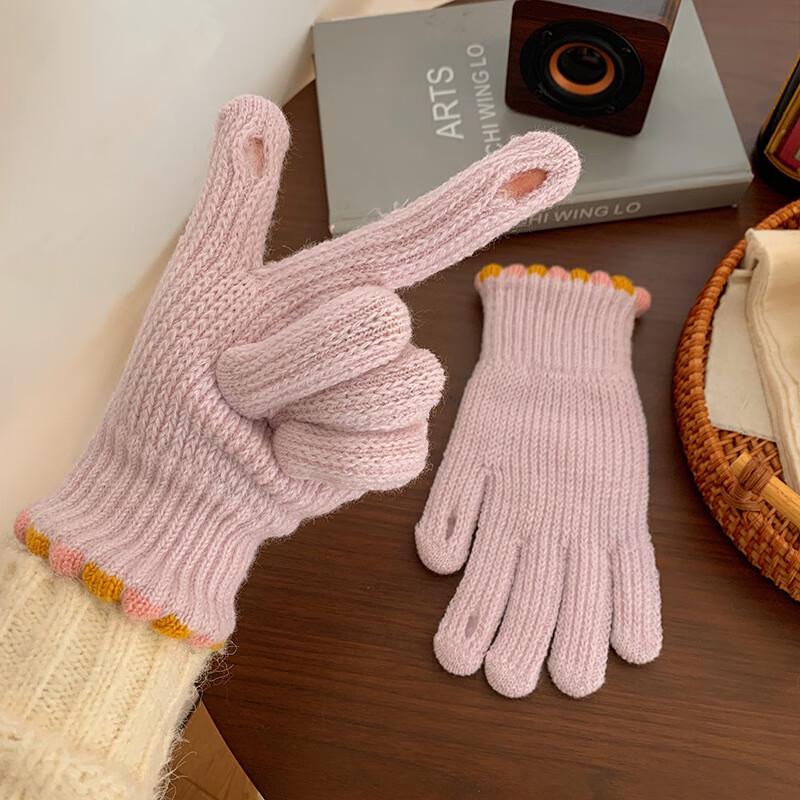 Winter Fingerless Knitted Warm Gloves