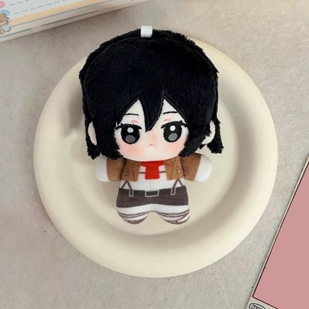 Titan Anime Plush Toy Eren Jaeger plushies Stuffed cotton Hange Zoe plush doll Levi Figure Collection Pendant keychain Gift 10cm
