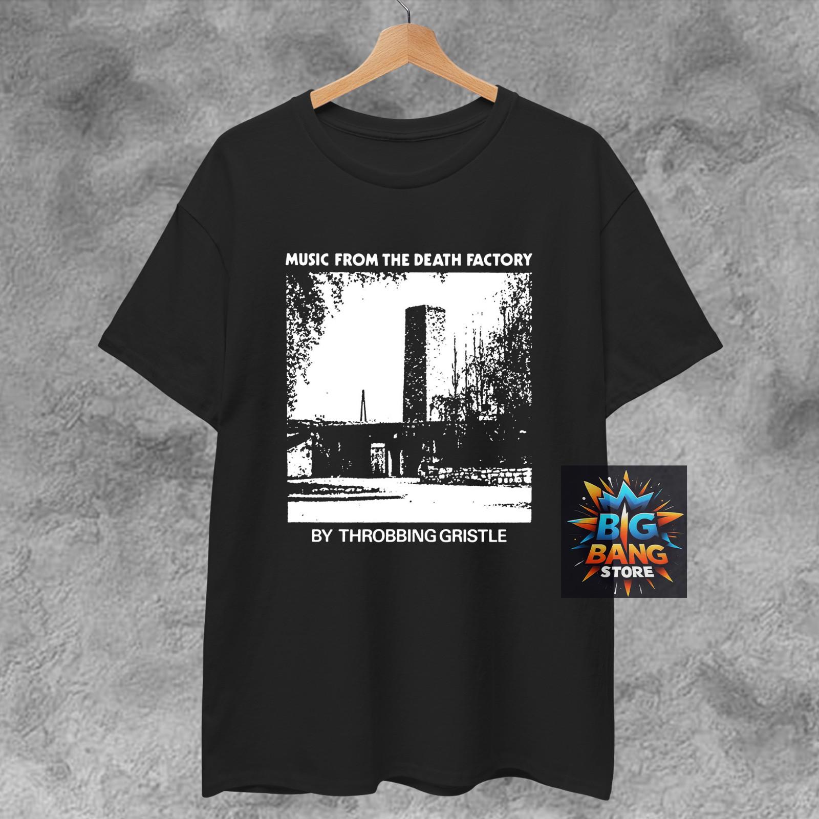 THROBBING GRISTLE Death Factory Shirt cabaret voltaire coil Suicide swan, Unisex 4XL