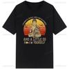T-shirt Homme Loisirs Vintage Namaste Mère Explicite T-shirt Homme Col O Ample Hauts Homme Été XS-3XL T-shirts Vêtements Masculins