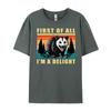 First Of All I M A Delight Angry Opossum Possum Wholesale Tshirts 100 Pcs T-Shirt Tops T Shirt Character