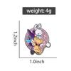 Magical Girl Emaille-Anstecknadeln Custom Niedliche Häschen Bär Broschen Reversabzeichen Tier Lustiger Schmuck Geschenk für Kinder Freunde