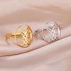 Dawapara Leviathan Cross Ring Stainless Steel Church Seal of Lucifer Alchemical Symbol Gothic Jewelry