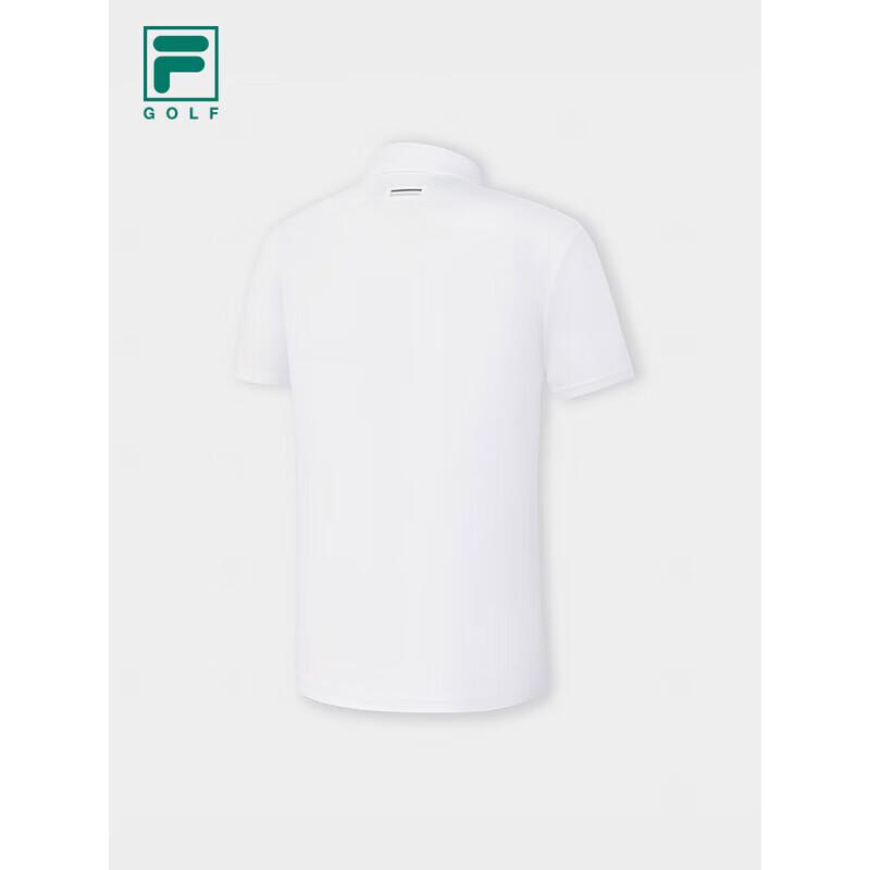 FILA Men's Golf Sun Protection Knitted Polo Shirt