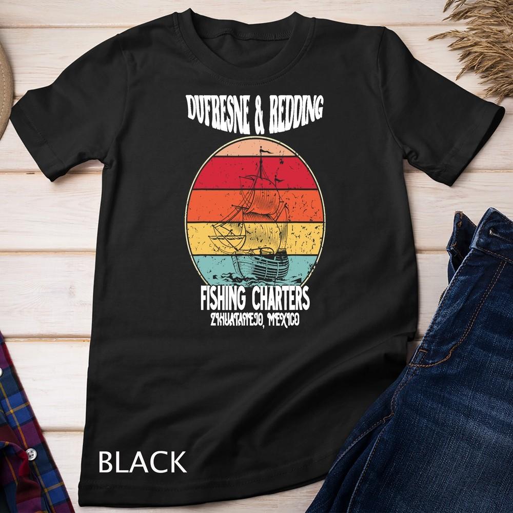 

DUFRESNE and REDDING Fishing Charters Unisex T-shirt XL