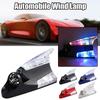 Universal Car Roof Car Truck Wind Powered LED Light Roof Light Fin Auto Safe Warning Lamp Colorful Flash Wind Antenna Lamp U5Y4