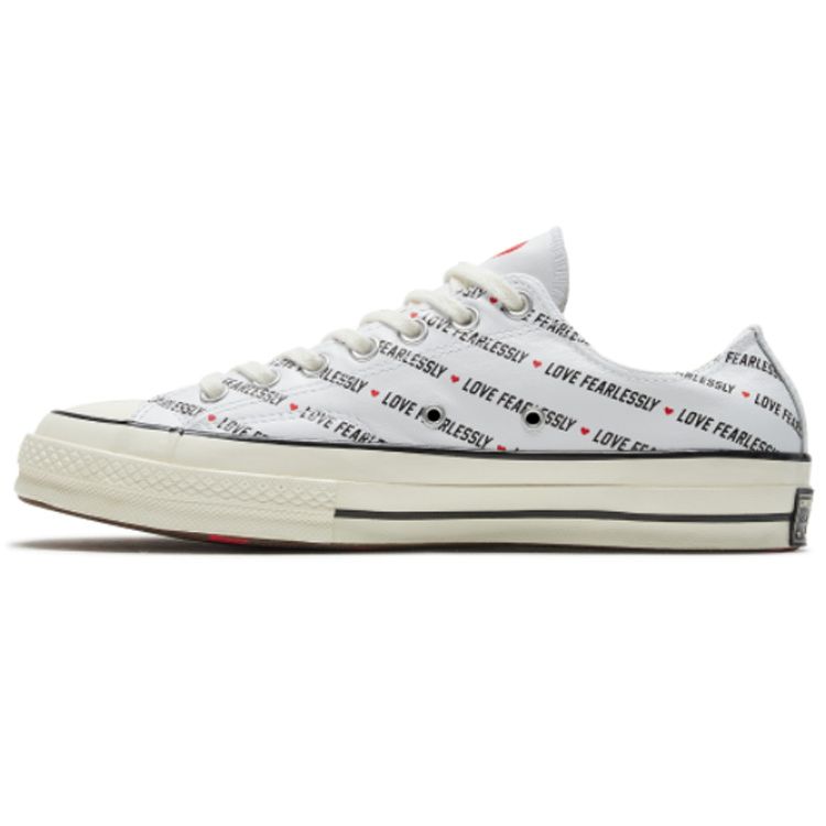 

Кроссовки унисекс Converse Chuck 70 Ox White Black Beige Red 167346C