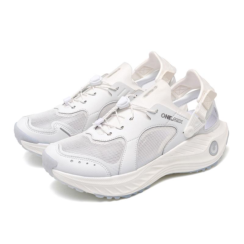 ONEMIX Sommer Outdoor Wasserschuhe Dicke Sohle Rutschfeste Gepolsterte Freizeitschuhe Herren Atmungsaktive Speed ​​Interferenz Wasserschuhe Damen