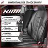 Housse de siège - walser - kimi - noir/gris - universel - compatible airbag latéral