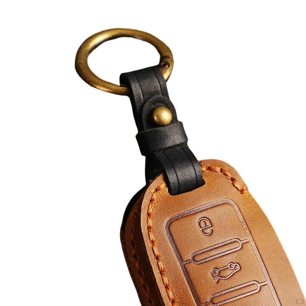 Key Fob with Keyring Full Protection Holder Modern for VW