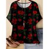 Daily Breathable Top Women's Versatile Short Sleeve Fashion Breathable T-Shirts Women’s
