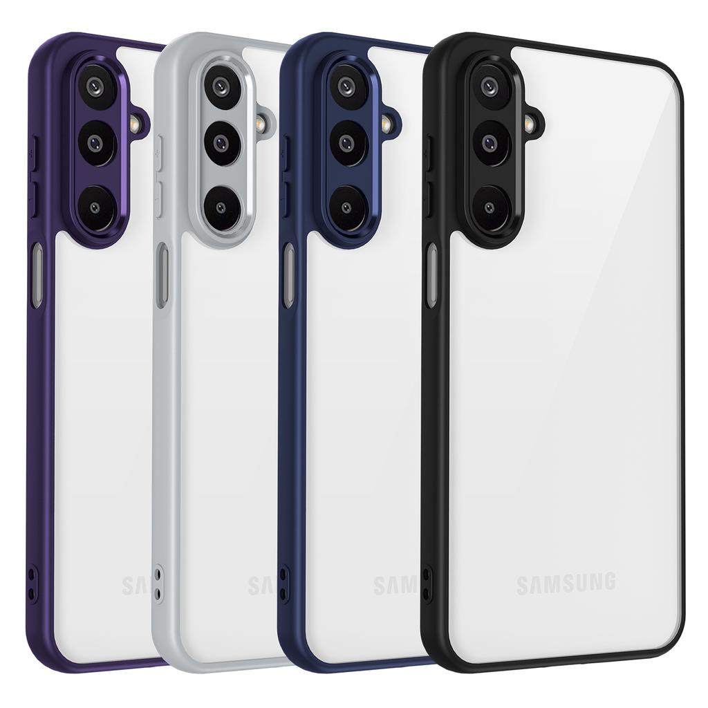 For Samsung Galaxy M16 5G/F16 5G Case Matte Skin Touch Clear PC + TPU Shockproof Phone Back Cover