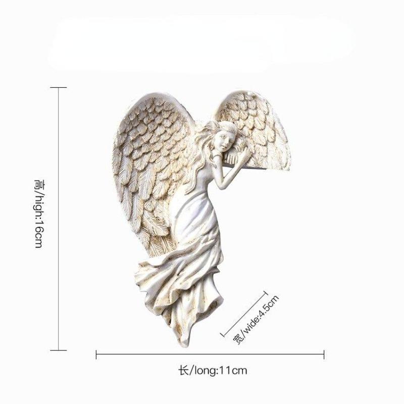 

Ангел Искупления Украшение Дверного Проема Пробуждающиеся Крылья Скульптура Ретро Настенное Искусство Готический Домашний Декор Духовный Подарок для Коллекционеров