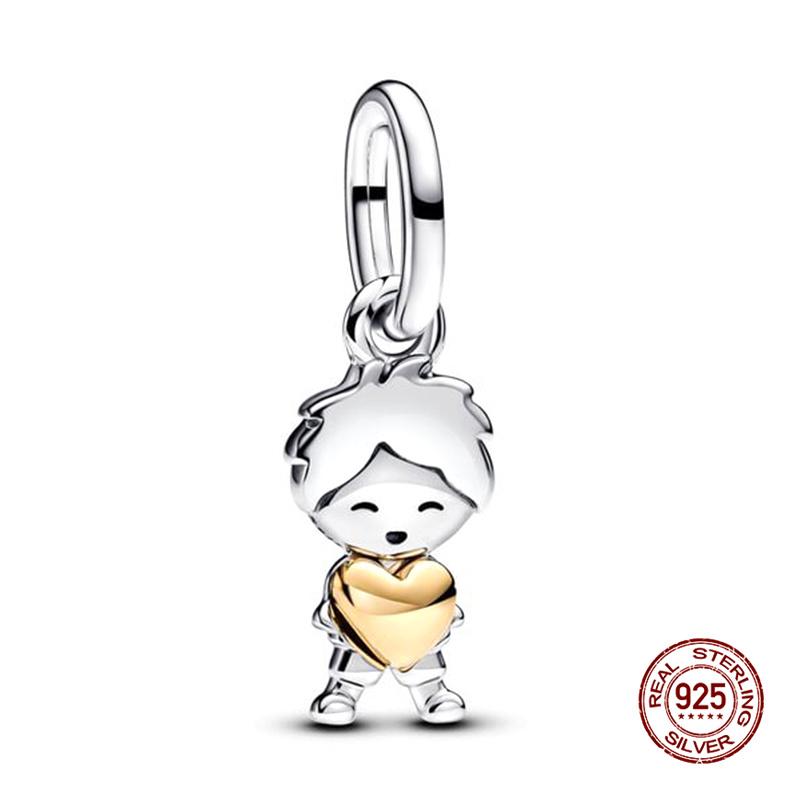 Charmuri Cupru Cuplu Căsătorit Charmuri Pandantive Mărgele Se Potrivește 3Mm Brățară Colier Original Femei Bricolaj Bijuterii Fine Cadouri