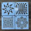 Cross-Border Mandala Stone Painting Spray Stencil - DIY Decorative Template (36 Models)