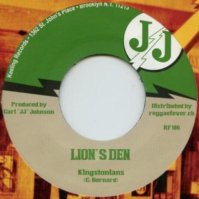 7inch Record KINGSTONIANS - Lion's Den RF186 Sir JJ/Reggae F 1971 Europe Reggae, Ska & Dub