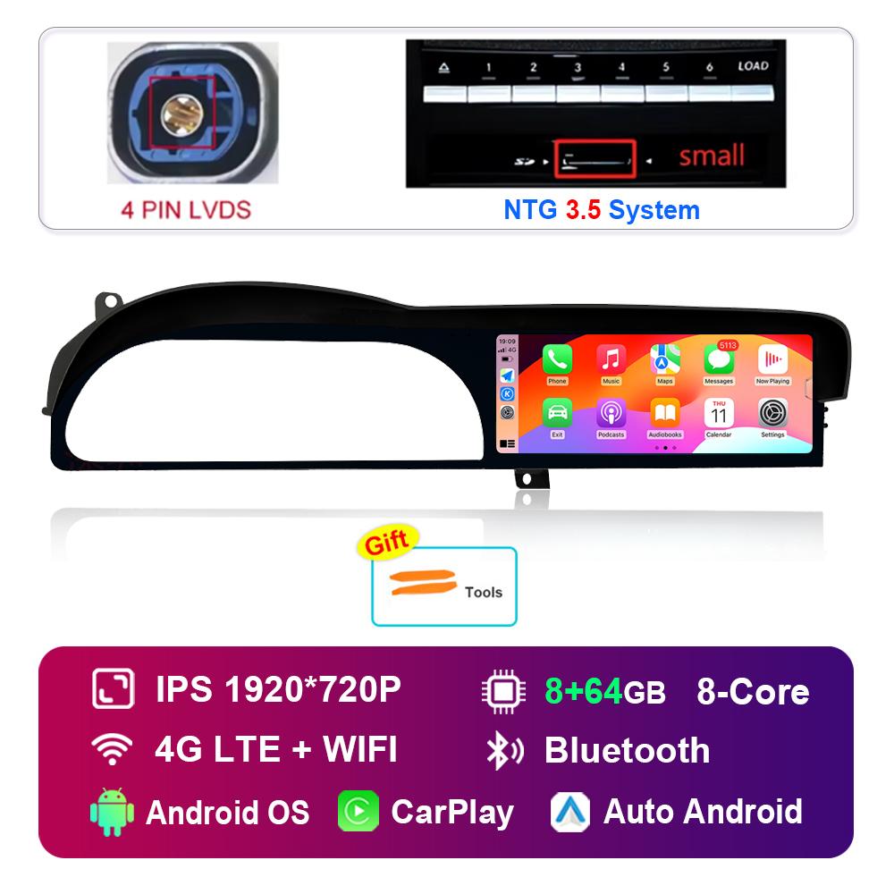

для Mercedes Benz S W221 CL W216 2005 - 2013 Система NTG 3.0 3.5 Android Автомагнітола Мультимедійний плеєр GPS HD Сенсорний екран