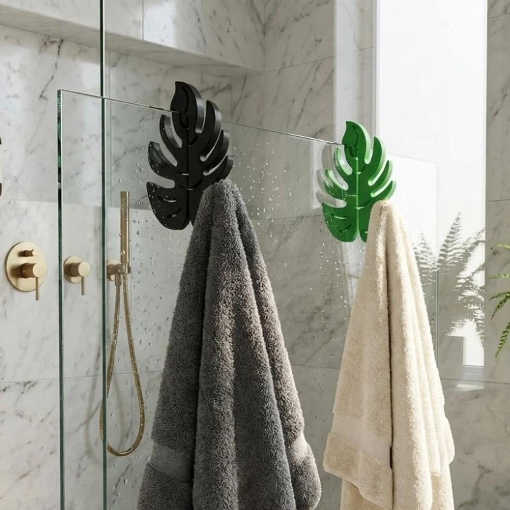 Hawaiian Tropical Glass Door Hook 3D Print Towel Hanger Bathroom Hook  Beach Decoration