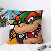 Super Cute Style MMario Game Soft Plush Pillowcase DoubleSided Printed Cushion Cover Hidden Zipper Home Decor