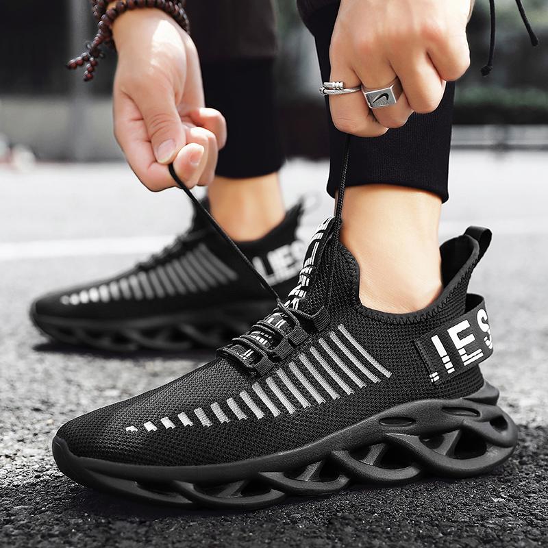 Fashion Sneakers For Men Casual Shoes Breathable Lightweight Men Shoes Spring Autumn Non-Slip Popular Mesh Male Lace Up Shoes