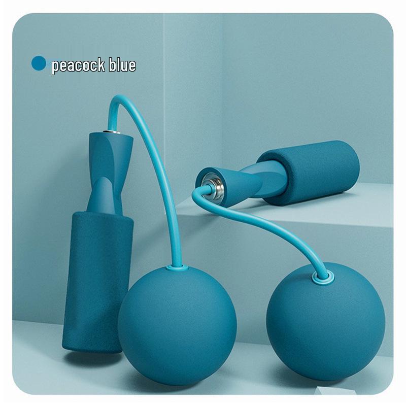 Cordless Big Ball Jump Rope for Middle School Exam Fitness - Thick Steel Wire for Children's Exercise.