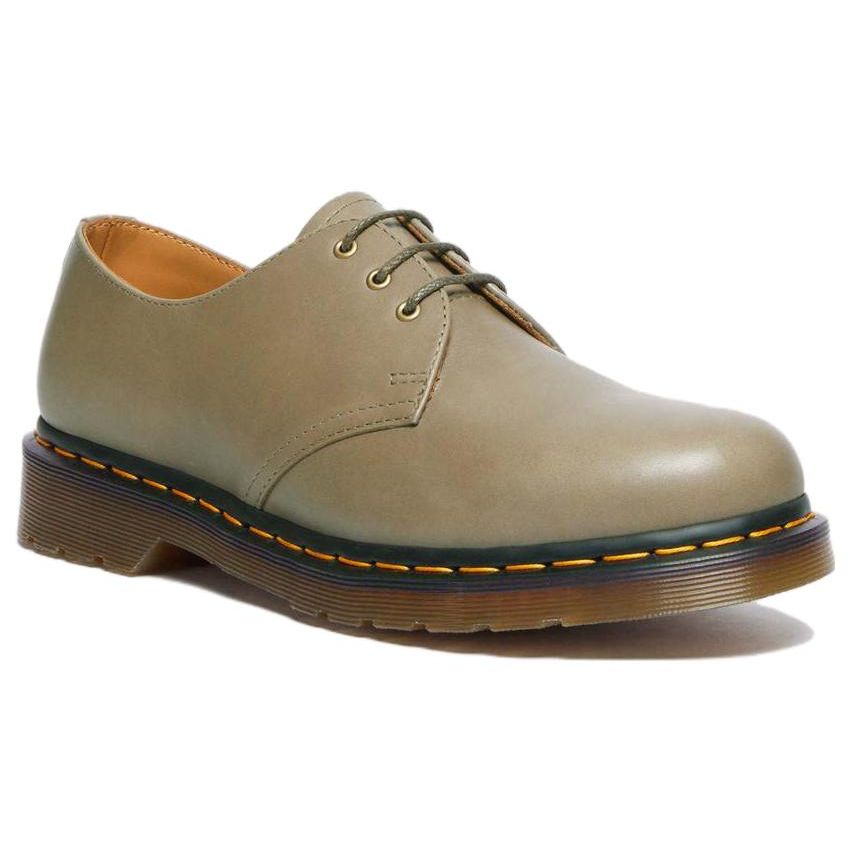 Dr. Martens 1461 Leather Simple Comfortable Versatile Casual Shoes Men Shoes Olive 30683352