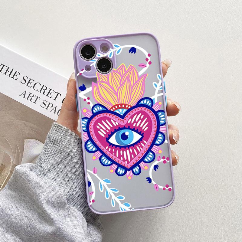 Turkish Lucky Blue Evil Eye Abstract Phone Case for IPhone 12 11 14 Pro Max X XR XS XR Classic Clear Cases for iPhone 13 Fundas