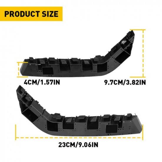 Front Bumper Support Brackets Left & Right For 2016 2017 2018- Honda Civic