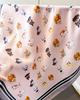 New Dog Print Designer Spring Summer 70cm Square Women Scarf Silk Satin Scarves Shawl Headband Hijab Bandana Wrap Bufanda