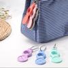 4pcs Portable Silicone Water Bottle Buckle Carabiner Clip Bottle Holder Towel Hanger Backpack Clip Camping Hiking Travel Tools