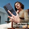 For Samsung Galaxy S25 Case with Ring Holder Kickstand PC + TPU Anti-Fall Phone Cover