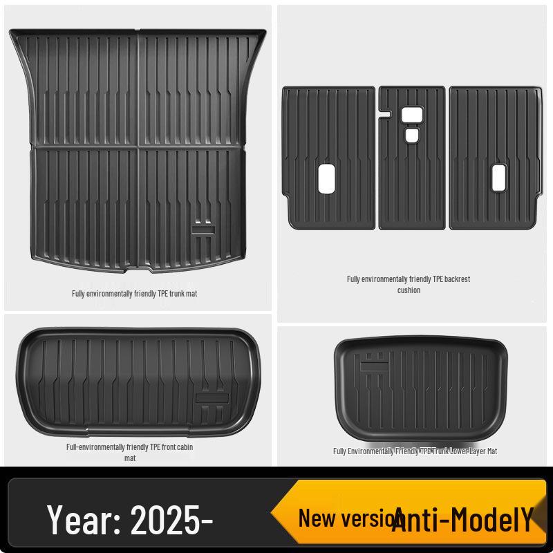 Tesla Model 3/Y Facelift Eco-friendly All-Weather TPE Car & Trunk Mats