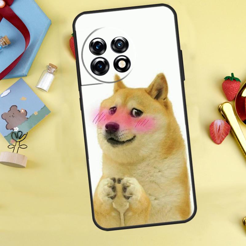 Cheems Doge Meme Funny Doggy Case For OnePlus 15 13 13R 13T 12 12R 11 10 9 10R 10T 8T Nord 5 CE 4 2 3 Lite N20 N30 Cover