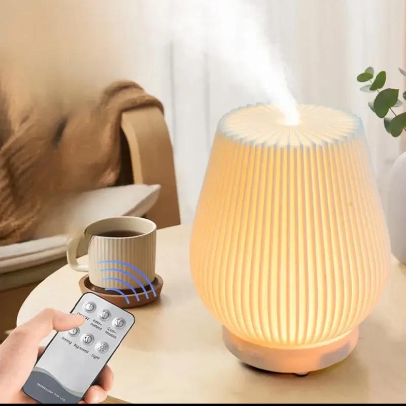 

Аромадиффузор увлажнитель воздуха распылитель портативный бытовой прибор 200 мл электрический увлажнитель настольный домашний ароматизатор духи светодиодное пламя