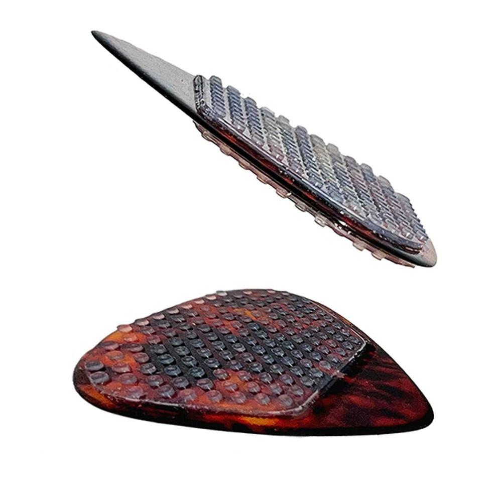 16/20 Stück Neue rutschfeste Gitarrenplektrum-Griffe Klebendes Silikon Silikon-Gitarrenplektrum Gitarrenzubehör Wiederverwendbare Gitarrenplektrum-Aufkleber