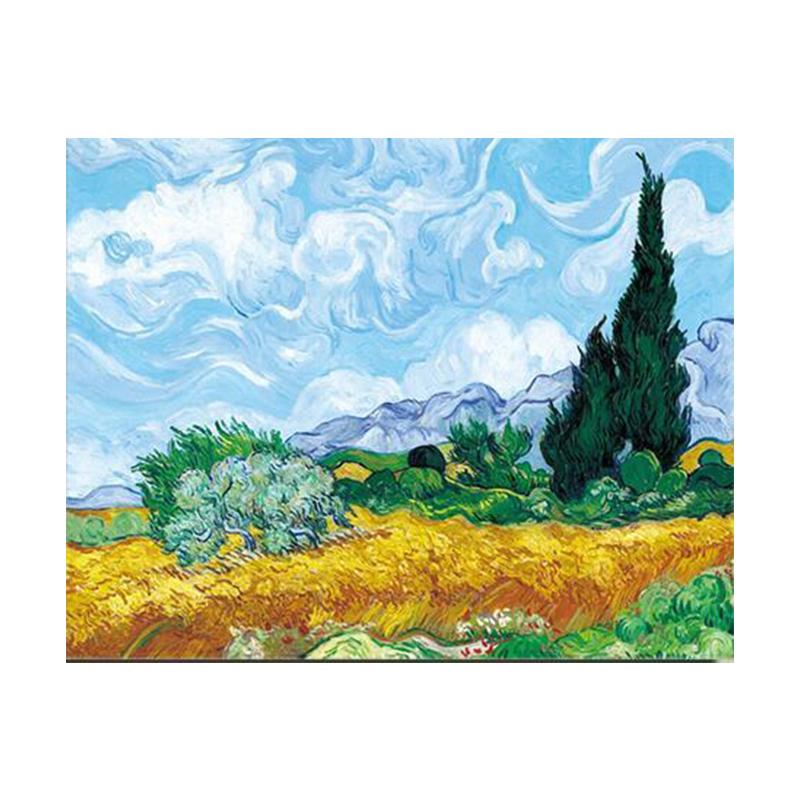 Impressionist Van Gogh Starry Night Canvas Painting Wall Art Posters And Prints Starry Night Decorative Pictures For Living Room Cuadros Decor